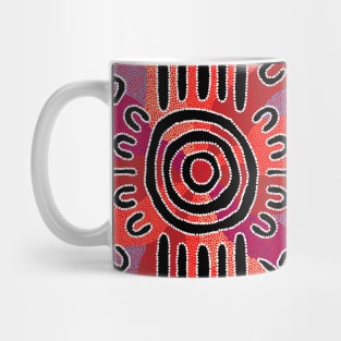 Aboriginal Art - The Gathering Mug